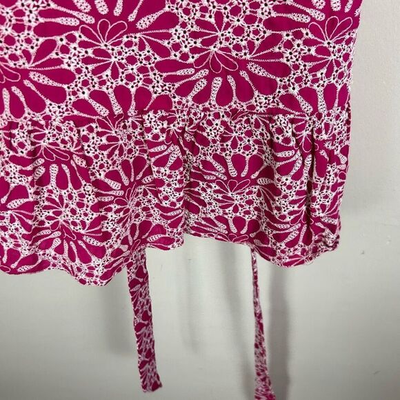 LOFT Pink Floral Mini Dress - Picture 5 of 9